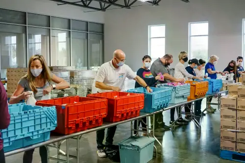 Caliber Annual Food drive donations being organized for local Food Banks.